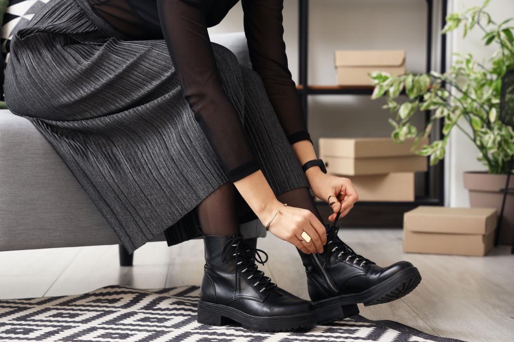 enfilage de bottines